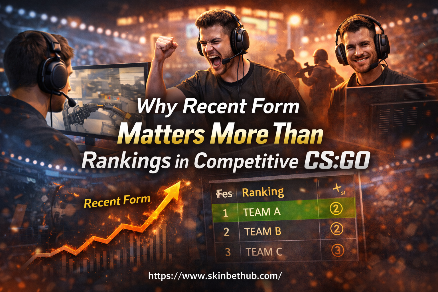 Why Recent Form Matters More Than Rankings in Competitive CS:GO?
